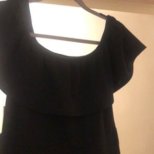 Off shoulder bell leg jumpsuit